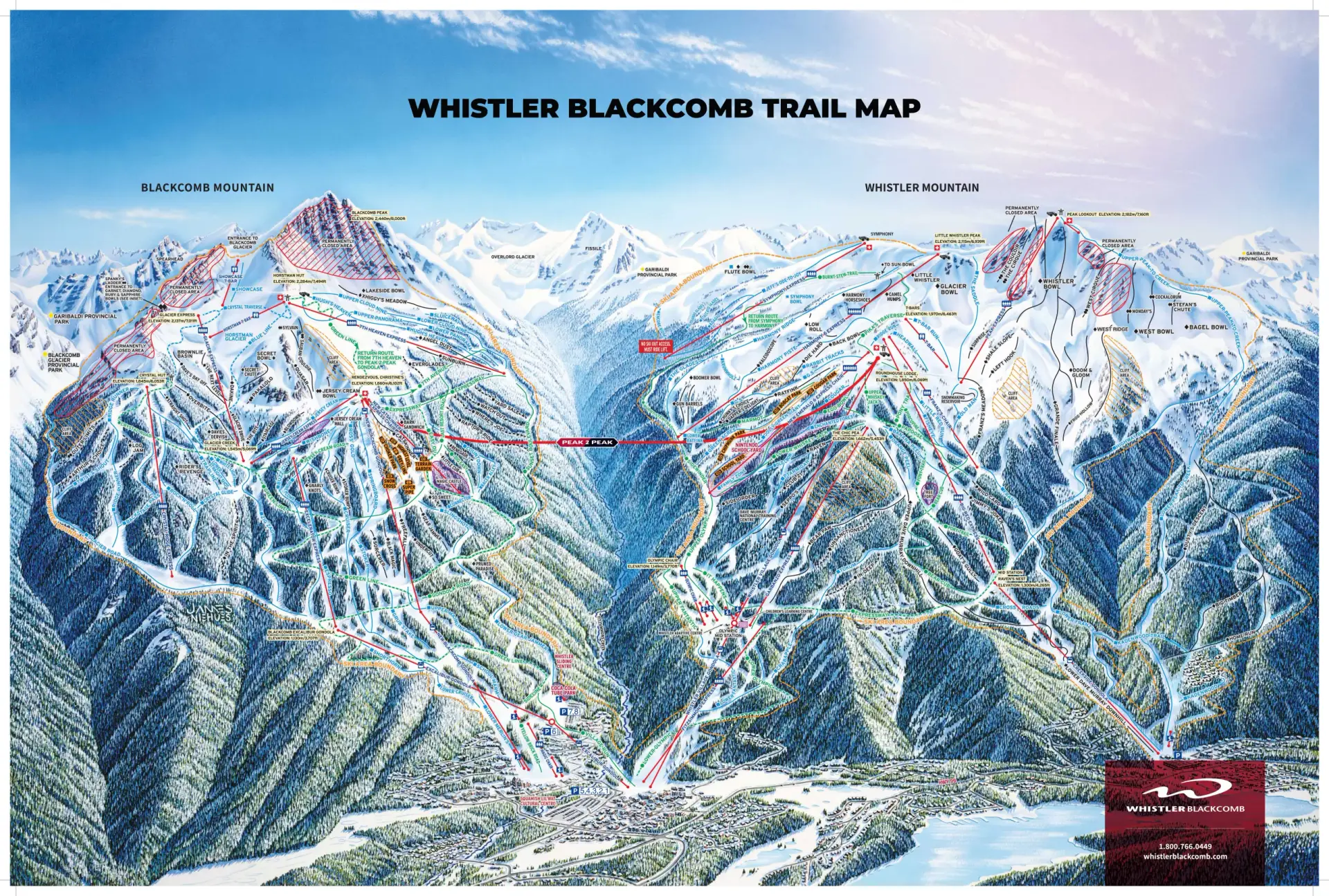 Whistler Trail Map