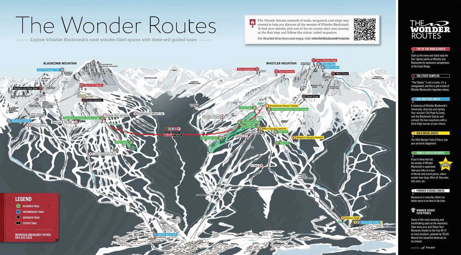 Whistler Trail Map
