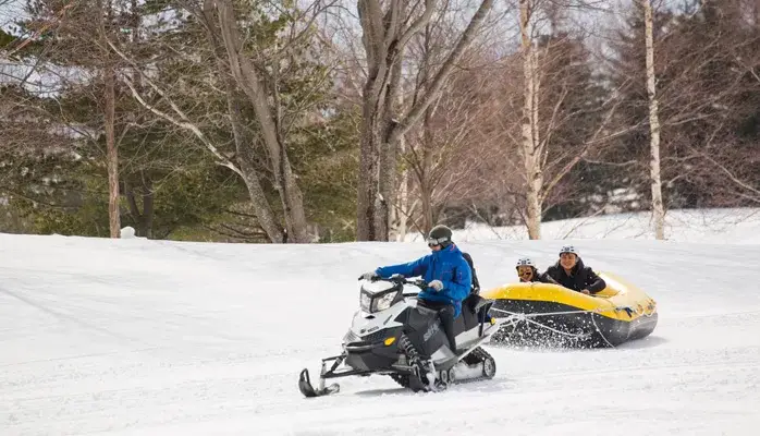snow rafting