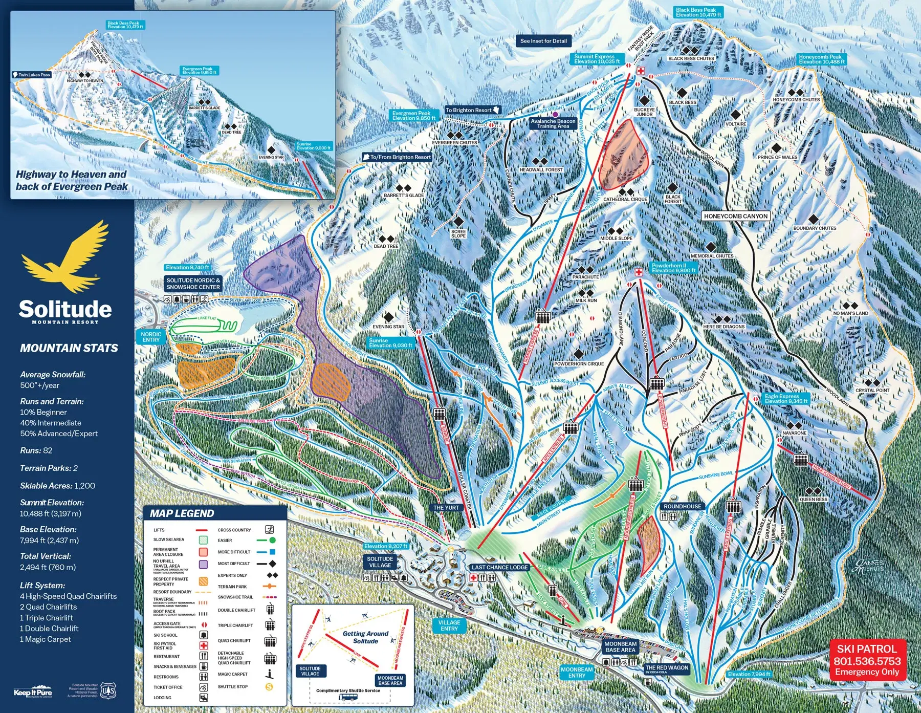 Solitude Trail Map