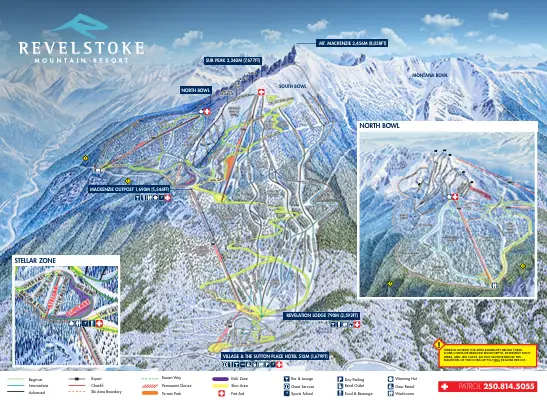 Revelstoke Trail Map