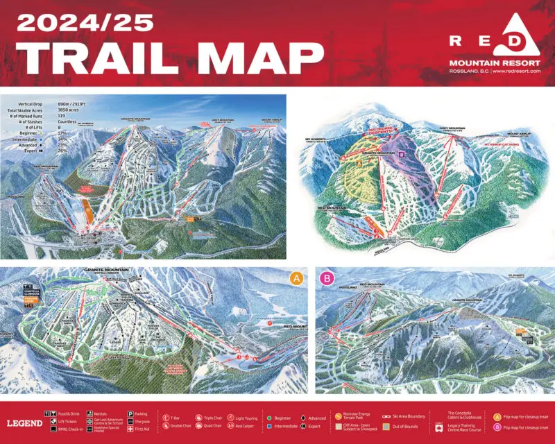 RED Mountain Trail Map