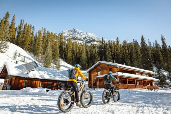 Fat biking Banff